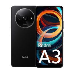 Smartphone Redmi A3 64GB 3GB RAM Dual SIM Midnight Black
