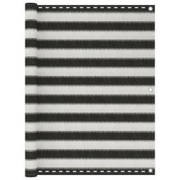 Paravan pentru balcon, antracit si alb, 120 x 600 cm, HDPE GartenMobel Dekor