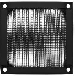 Filtru aluminiu pentru ventilator 80x80mm Negru, InLine IL33378S