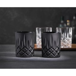 NOBLESSE BLACK Set 2 pahare sticla cristalina Nachtmann whisky 295 ml