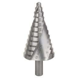 Burghiu in trepte HSS, 12 trepte, metal neferos, metale feroase, material plastic