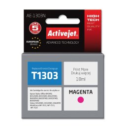 Activejet AE-1303N ink for Epson printer, Epson T1303 replacement; Supreme; 18 ml; magenta