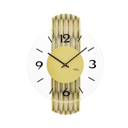 Ceas de perete AMS W9695 auriu