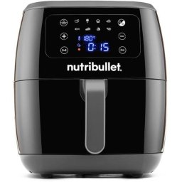 Airfryer Nutribullet XXL, Digital Air Fryer 0C12500002, 1800W, 7L, 1,4kg, 8 programe presetate, negru