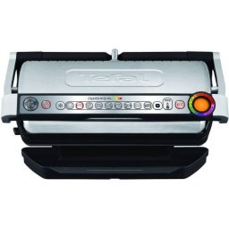 Gratar electric Tefal GC724D12 OptiGrill+ XL Snacking & Baking, 2000W, 9 programe de gatire, indicator pentru nivelul de gatire, placi detasabile, argintiu