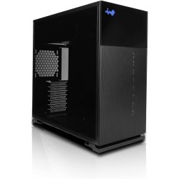 Carcasa InWin 127 Midi-Tower Tempered Glass Negru