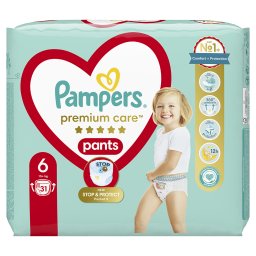 Pampers Scutec Premium Care Pants Nr.6 15+Kg 31Buc