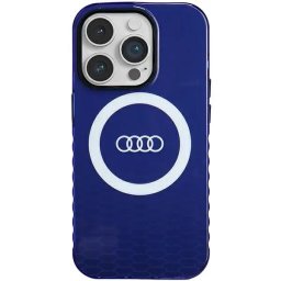 Husa Audi IML Big Logo MagSafe case for iPhone 14 Pro - blue