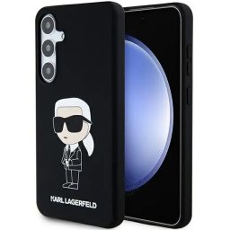 Husa Karl Lagerfeld Silicone Ikonik case for Samsung Galaxy S24 - black
