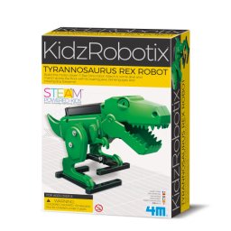 Kit constructie robot, model Tyrannosaurus Rex Robot, KidzRobotix, 4M