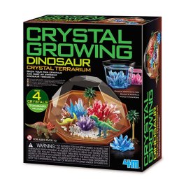 Kit experimente de crescut cristale, model Dinosaur Crystal Terrarium, 4M