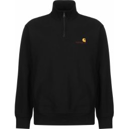 Carhartt WIP Bluză de molton 'American Script' negru