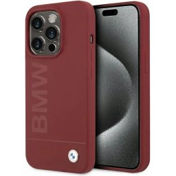 Husa Silicone Big Logo MagSafe case for iPhone 15 Pro - red