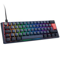 Tastatura One 3 Cosmic Blue Mini Gaming RGB LED - MX-Speed-Silver