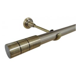Galerie fara inele CYLINDRU STRIAT /25 - aur antic