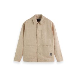 SCOTCH & SODA Geacă Robe Jacquard Twill Over Jacket 176762 SC0795 pebble