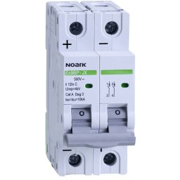 Siguranta automata curent continuu Ex9BP-JX(+) 2P 25A 500V curba C Noark 110088
