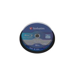 BluRay BD-R DUAL LAYER Verbatim 6x, 50GB, 10 Buc, Spindle