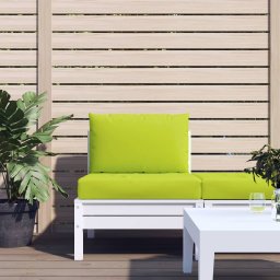 Perne pentru canapea din paleti, 2 buc., verde aprins, textil GartenMobel Dekor