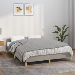 Patura grea, gri, 135x200 cm, 6 kg, material textil GartenMobel Dekor