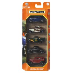 MATCHBOX SET 5 MASINUTE METALICE MBX ROAD CRUISERS SCARA 1:64 SuperHeroes ToysZone