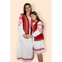 Set Traditional Mama fiica Rochie si vesta Olguta 2
