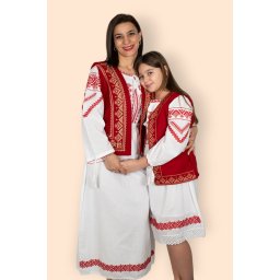 Set Traditional Mama fiica Rochie si vesta Olguta 2