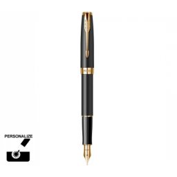 Stilou personalizat Matte Black GT Sonnet Royal Parker