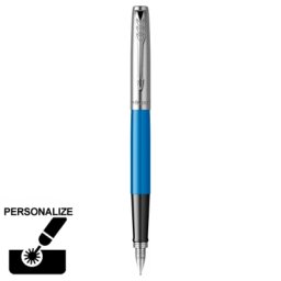Stilou personalizat Jotter Original Standard Electric Blue CT Parker