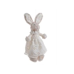 Figurina iepuras plus pentru decoratiuni florale
