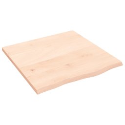 Blat de masa, 60x60x2 cm, lemn masiv de stejar netratat GartenMobel Dekor