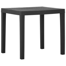 Masa de gradina, gri, 79x65x72 cm, plastic GartenMobel Dekor