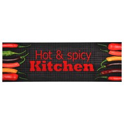 Covoras bucatarie, imprimeu Hot & Spicy, 60x300 cm, lavabil GartenMobel Dekor