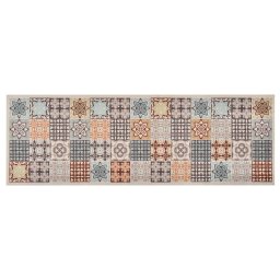 Covoras de bucatarie lavabil, 60x300 cm, model mozaic GartenMobel Dekor