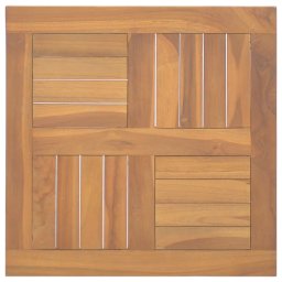 Blat de masa, 50x50x2,5 cm, lemn masiv de tec, patrat GartenMobel Dekor
