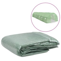 Copertina de rezerva pentru sera (9 m²), verde, 200x450x200 cm GartenMobel Dekor