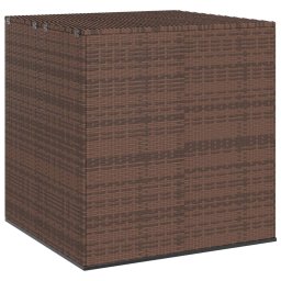 Lada gradina pentru perne, maro, 100x97,5x104 cm, ratan PE GartenMobel Dekor