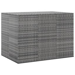 Lada gradina pentru perne, gri, 145x100x103 cm, ratan PE GartenMobel Dekor