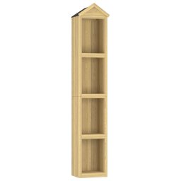 Magazie unelte de gradina, 40x33x222 cm, lemn de pin tratat GartenMobel Dekor