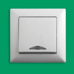 VISAGE Intrerupator scara cu led IP20 Alb