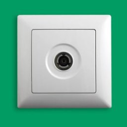 VISAGE Priza intermediara TV/R IP20 Alb