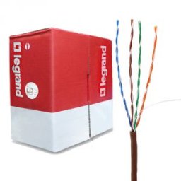 Cablu Legrand Linkeo U/UTP Cat.5e, neecranat, 100MHz, manta PVC, maro