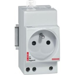 Priza Mod. 2P+T, St. Fr 10/16A 004280