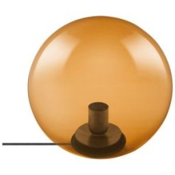 Veioza E27 Vintage 1906 Bubble Glass Orange d:250mm