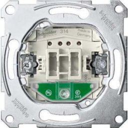Merten Universal Intrerupator simplu cu indicator luminos , montaj incastrat,10 A, 250 V c.a., fara surub