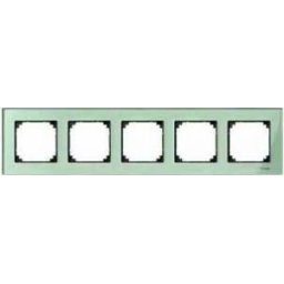 Rama 5 posturi M-ELEGANCE Verde smarald Sticla 404504
