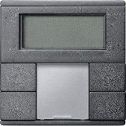 Merten-KNX modul de perete dublu cu termostat, SystemM, antracit MTN6212-0414