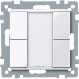 Merten-KNX buton dublu , SystemM, alb activ MTN617225
