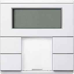Merten-KNX modul de perete dublu cu termostat, SystemM, alb activ MTN6212-0325
