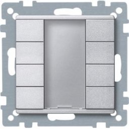 Merten-KNX buton quatro , SystemM, aluminiu MTN627860